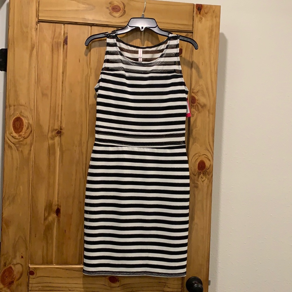 Black and white dress